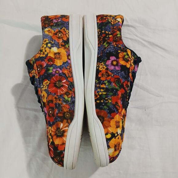 Easy Spirit W7 Floral Tie canvas style slp on sneaker High-quality white treads - Picture 5 of 14